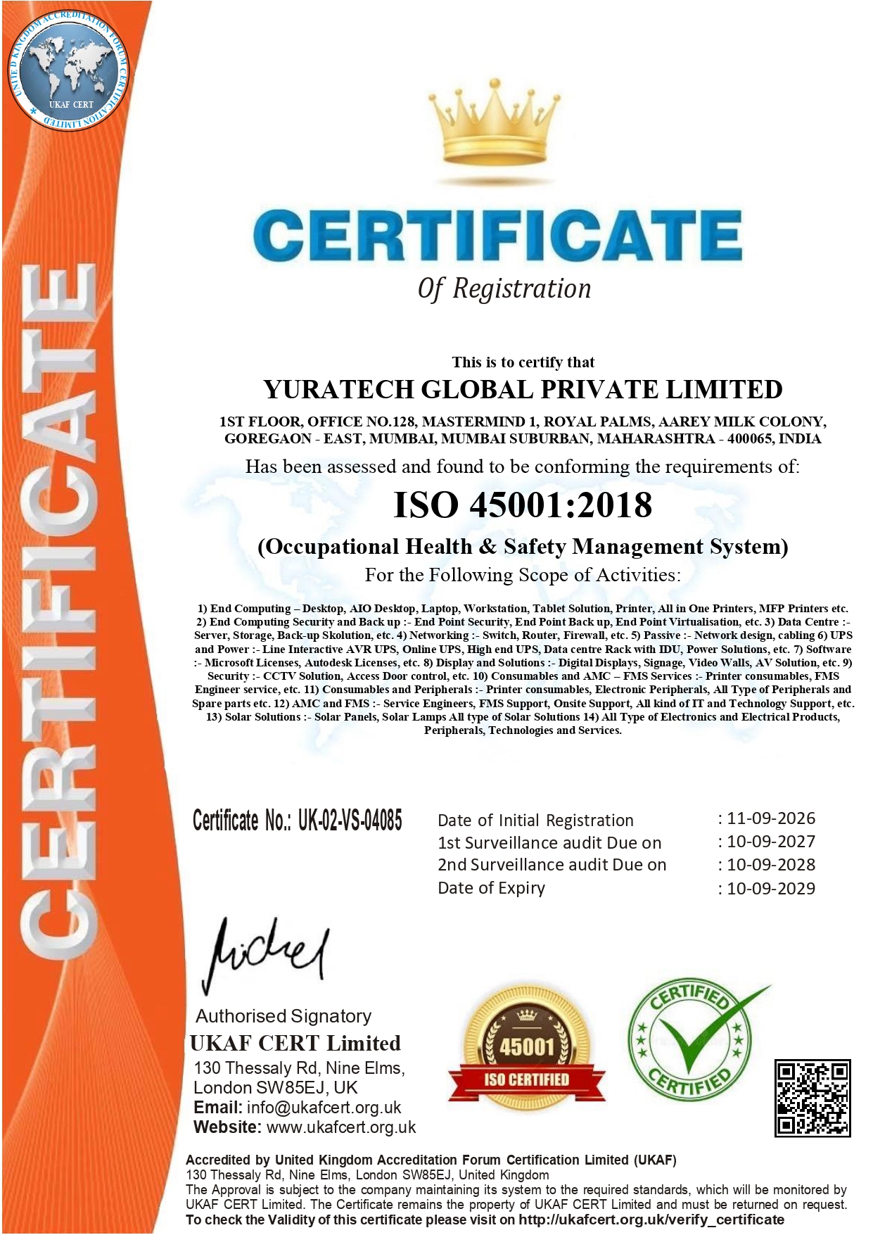 YURAPC certificate 7